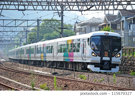 Chuo Main Line Yomotsu-Uenohara JR East E257 series M-107 formation (Matsumoto) Azusa Kaiji 115670327