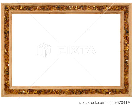 Antique Golden Brown Classic Old Vintage Wooden Rectangle ornate mockup canvas frame isolated on white Antique Golden Brown Classic Old Vintage Wooden Rectangle ornate mockup canvas frame isolated on white 115670419