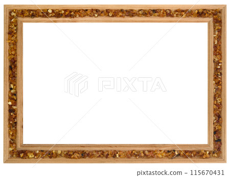 Antique Golden Brown Classic Old Vintage Wooden Rectangle ornate mockup canvas frame isolated on white Antique Golden Brown Classic Old Vintage Wooden Rectangle ornate mockup canvas frame isolated on white 115670431
