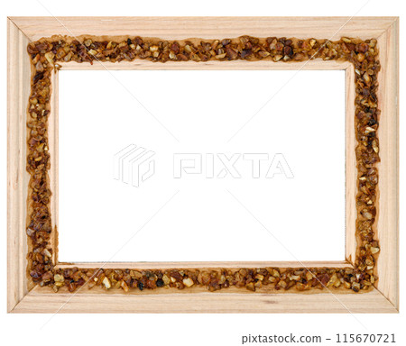 Antique Golden Brown Classic Old Vintage Wooden Rectangle ornate mockup canvas frame isolated on white Antique Golden Brown Classic Old Vintage Wooden Rectangle ornate mockup canvas frame isolated on white 115670721