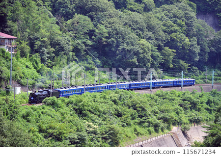 上越線 上牧水上 JR 東日本 C61-20+12 系列(高崎) SL 水上 上越線 上牧水上 JR 東日本 C61-20+12 系列(高崎) SL 水上 115671234