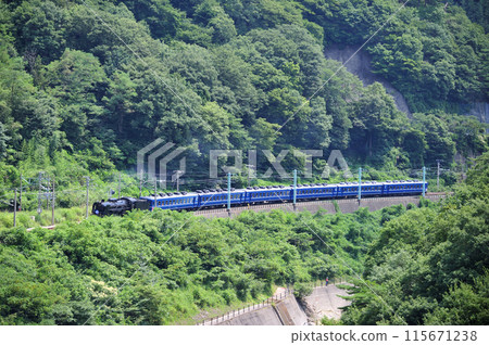 上越線 上牧水上 JR 東日本 C61-20+12 系列(高崎) SL 水上 上越線 上牧水上 JR 東日本 C61-20+12 系列(高崎) SL 水上 115671238