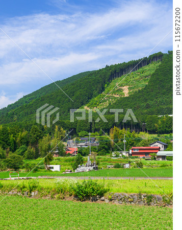 Rural scenery near Yuno, Fujinomiya City, Shizuoka Prefecture Rural scenery near Yuno, Fujinomiya City, Shizuoka Prefecture 115672200