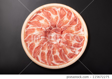 [Yamagata Prefecture] Sangen pork shoulder loin for shabu-shabu 115672275