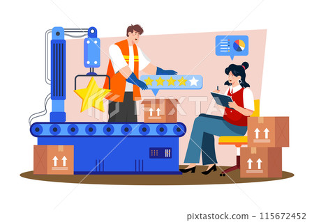 Product feedback specialist gathering customer feedback and relaying it to product development teams. Product feedback specialist gathering customer feedback and relaying it to product development teams. 115672452