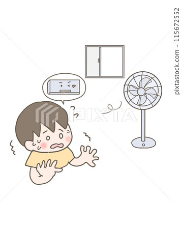 室內很熱,開冷氣吧 室內很熱,開冷氣吧 115672552