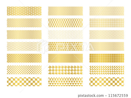 日本圖案遮蔽膠帶（21種） 115672559