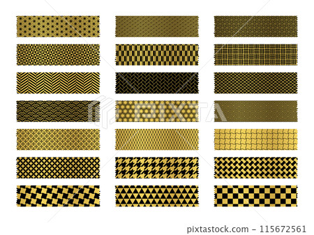 日本圖案遮蔽膠帶（21種） 115672561