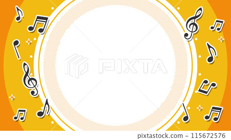 Animation of swaying notes and bouncing circles. The color of the notes is black. Animation of swaying notes and bouncing circles. The color of the notes is black. 115672576
