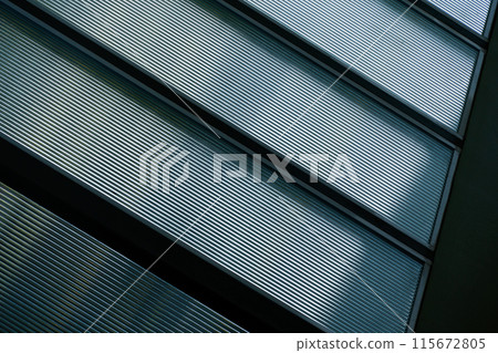 black metal and glass architecture background detail black metal and glass architecture background detail 115672805