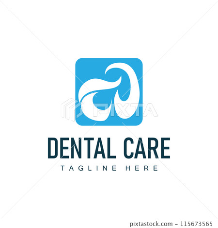 Dental health logo design caring for teeth illustrator template Dental health logo design caring for teeth illustrator template 115673565