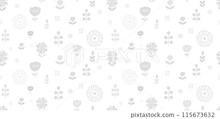 Scandinavian style organic illustration pattern background material Scandinavian style organic illustration pattern background material 115673632