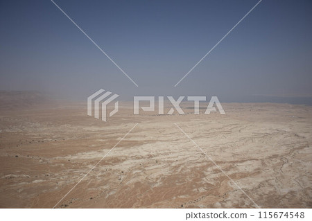 Masada view from the top of the fortress 115674548