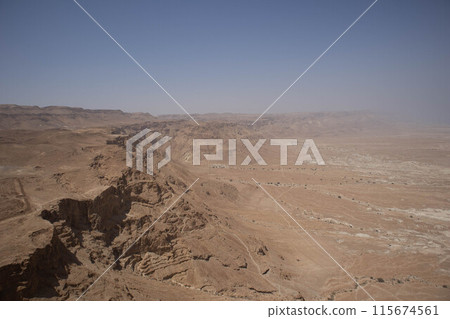 Masada view from the top of the fortress 115674561