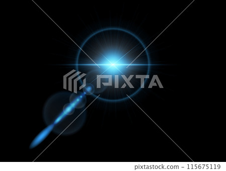 Blue light effect material 115675119