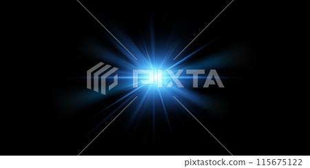 Blue light effect material 115675122