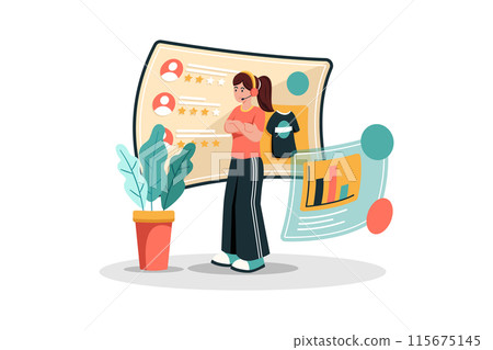 Tech support representative using customer feedback to improve technical support processes. 115675145