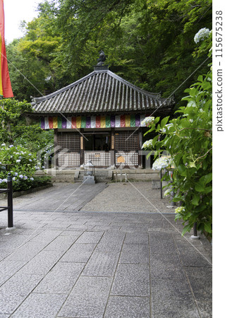 長谷寺(奈良縣)六月的開山堂 長谷寺(奈良縣)六月的開山堂 115675238