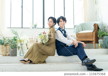 新娘婚禮新娘和新郎 115675368