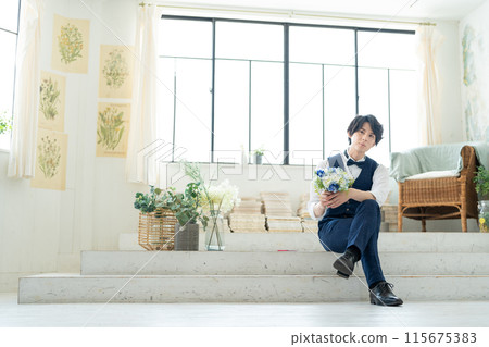 新娘新郎捧花 115675383