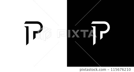 modern and simple letter P initials logo design modern and simple letter P initials logo design 115676210