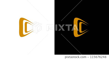 Modern and unique CC logo design Modern and unique CC logo design 115676248