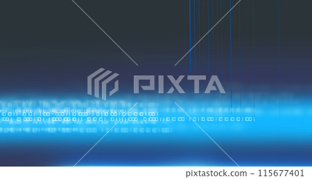 Abstract digital binary code background concept series 115677401