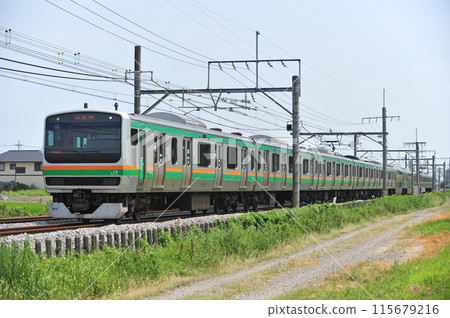 Takasaki Line Gyoda-Kumagaya JR East E231 Series 1000 U519 (Oyama) 115679216