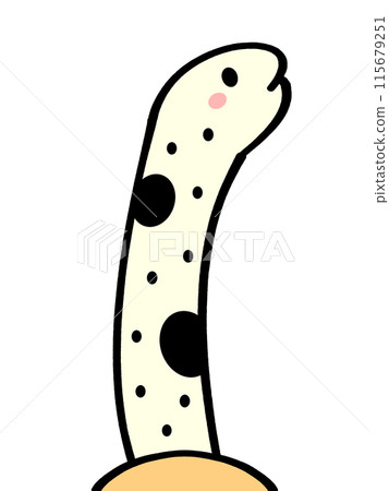 Garden eel illustration material Garden eel illustration material 115679251
