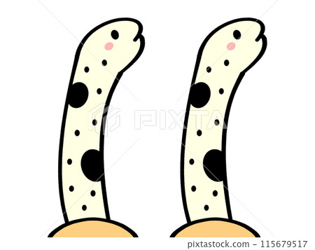 兩條中國鰻魚插畫素材 兩條中國鰻魚插畫素材 115679517