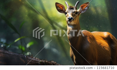 Muntjac (Muntiacus reevesi), also known as the Chinese muntjac, is a muntjac species found widely in southeastern China Muntjac (Muntiacus reevesi), also known as the Chinese muntjac, is a muntjac species found widely in southeastern China 115681710