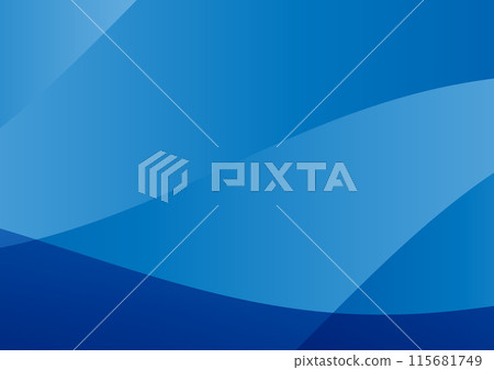 Vibrant blue abstract wave background 115681749