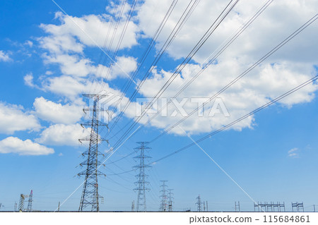 新幹線輸電線路鋼塔 115684861