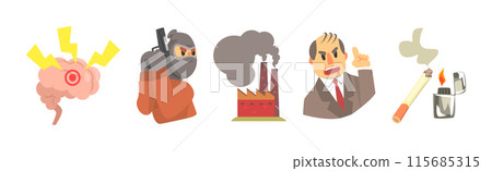 Stress Different Source and Cause Item Vector Set Stress Different Source and Cause Item Vector Set 115685315