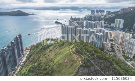 June 11 2024 the Aberdeen And Ap Lei Chau district of Hong Kong June 11 2024 the Aberdeen And Ap Lei Chau district of Hong Kong 115686024