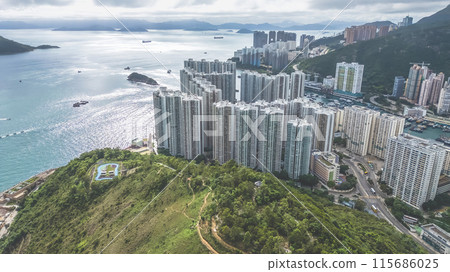 June 11 2024 the Aberdeen And Ap Lei Chau district of Hong Kong June 11 2024 the Aberdeen And Ap Lei Chau district of Hong Kong 115686025