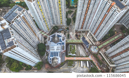 June 11 2024 view of the Lei Tung Estate in Hong Kong 115686045