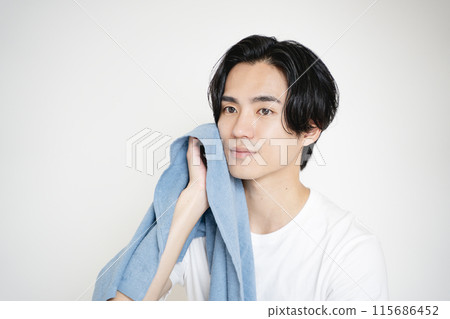 男性肖像 男士美容 男性肖像 男士美容 115686452