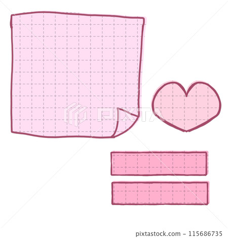 便利貼備忘錄材料 115686735