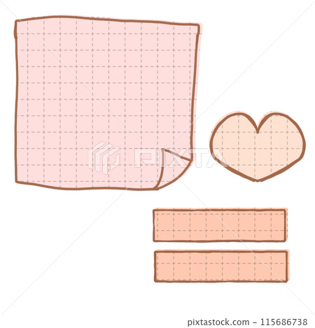 便利貼備忘錄材料 115686738