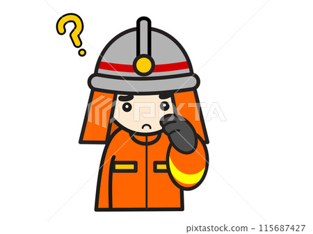 Thinking Firefighter 115687427