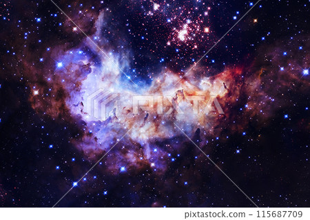 Beautiful space. Elements of this image furnished by NASA Beautiful space. Elements of this image furnished by NASA 115687709