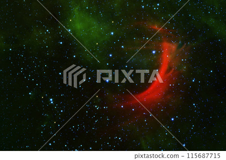 Beautiful red space. Elements of this image furnished by NASA Beautiful red space. Elements of this image furnished by NASA 115687715