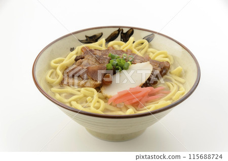 Okinawa soba cartilage soki soba Okinawa soba cartilage soki soba 115688724
