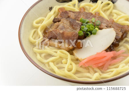 Okinawa soba cartilage soki soba Okinawa soba cartilage soki soba 115688725