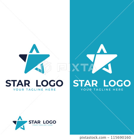 Star logo.Star logo for business and company.With modern vector illustration concept. Star logo.Star logo for business and company.With modern vector illustration concept. 115690160