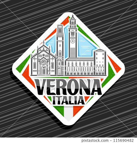 Vector logo for Verona Vector logo for Verona 115690482