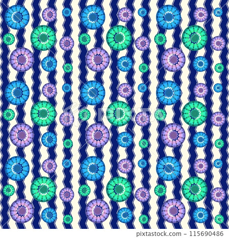 seamless pattern with ethnic ornament seamless pattern with ethnic ornament 115690486