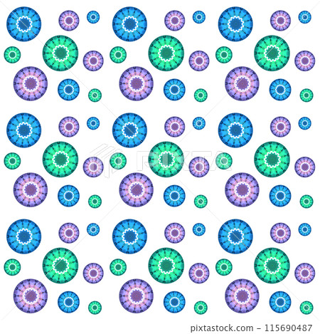 seamless pattern with ethnic ornament 115690487