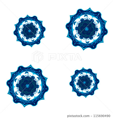 seamless pattern with ethnic ornament seamless pattern with ethnic ornament 115690490